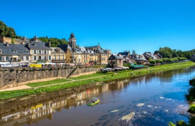 camping bord de rivière Dordogne