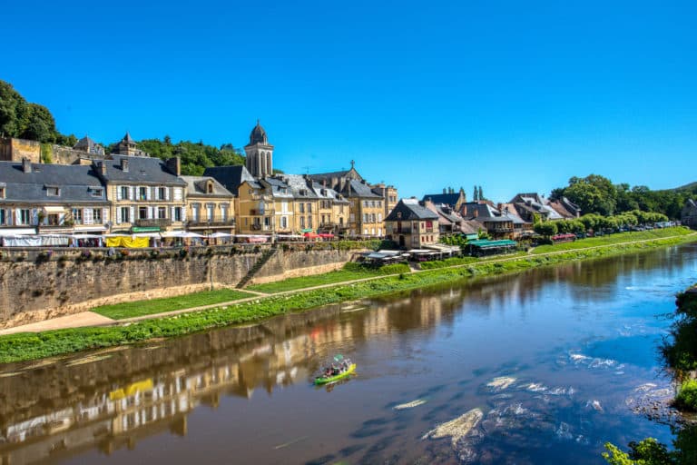 camping bord de rivière Dordogne